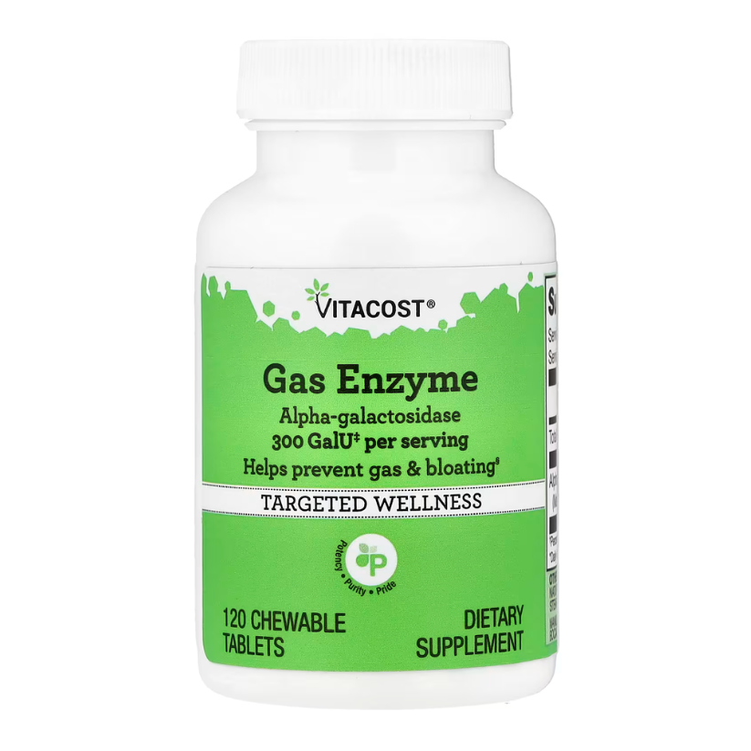 Vitacost, Gas Enzyme, 120 Chewable Tablets in Pakistan