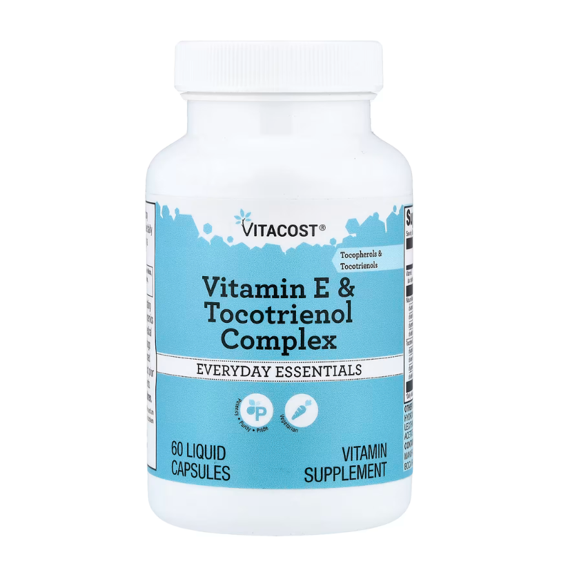 Vitacost, Vitamin E & Tocotrienol Complex, 60 Liquid Capsules in Pakistan