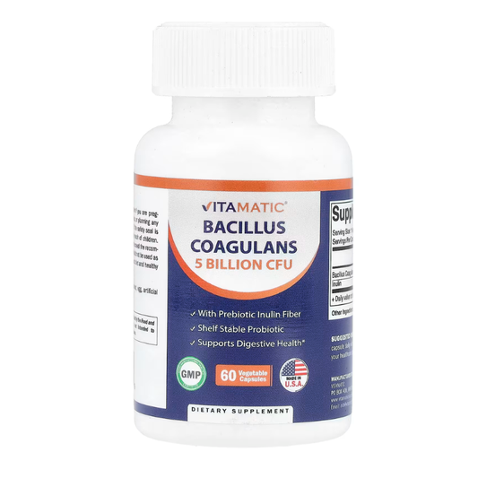 Vitamatic, Bacillus Coagulans, 5 Billion CFU, 60 Vegetable Capsules in Pakistan