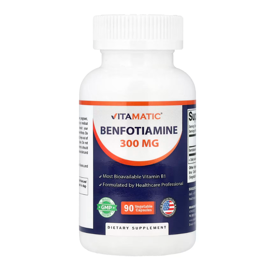 Vitamatic, Benfotiamine, 300 mg, 90 Vegetable Capsules in Pakistan