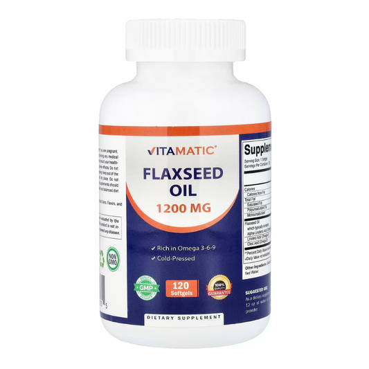 Vitamatic, Flaxseed Oil, 1,200 mg, 120 Softgels in Pakistan