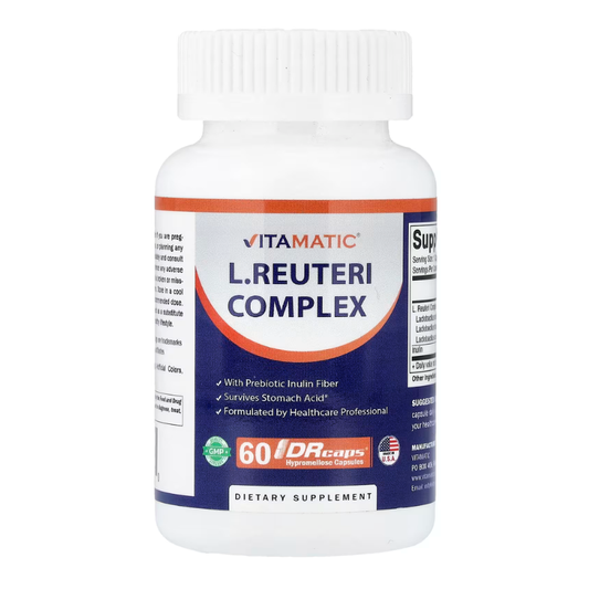 Vitamatic, L.Reuteri Complex, 60 DRcaps® Hypromellose Capsules in Pakistan