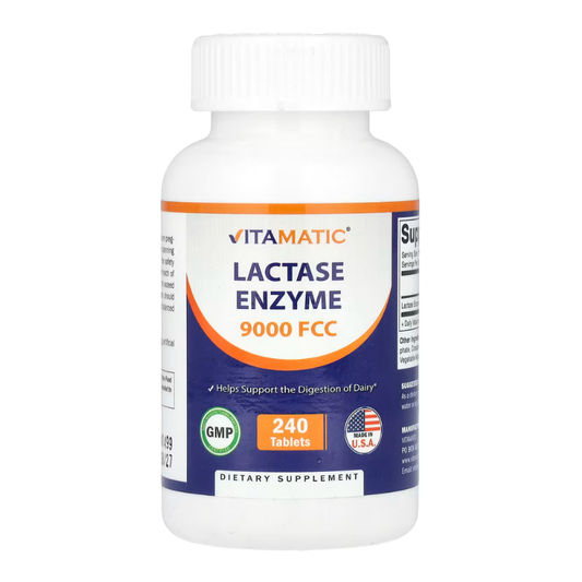 Vitamatic, Lactase Enzyme, 9,000 FCC, 240 Tablets in Pakistan