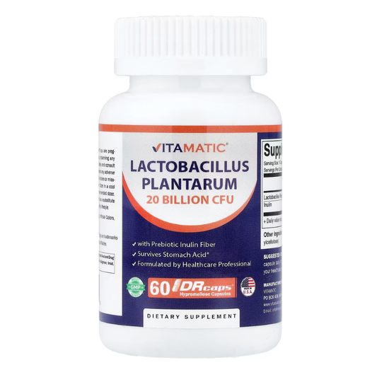 Vitamatic, Lactobacillus Plantarum, 60 DRcaps® Hypromellose Capsules in Pakistan