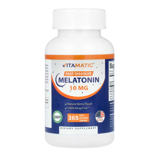 Vitamatic, Melatonin, Natural Berry, 10 mg, 365 Fast Dissolve Tablets in Pakistan