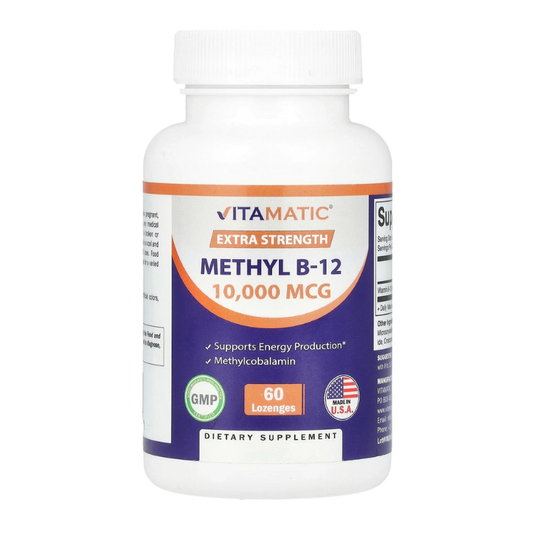 Vitamatic, Methyl B-12, 10,000 MCG, 60 Lozenges in Pakistan