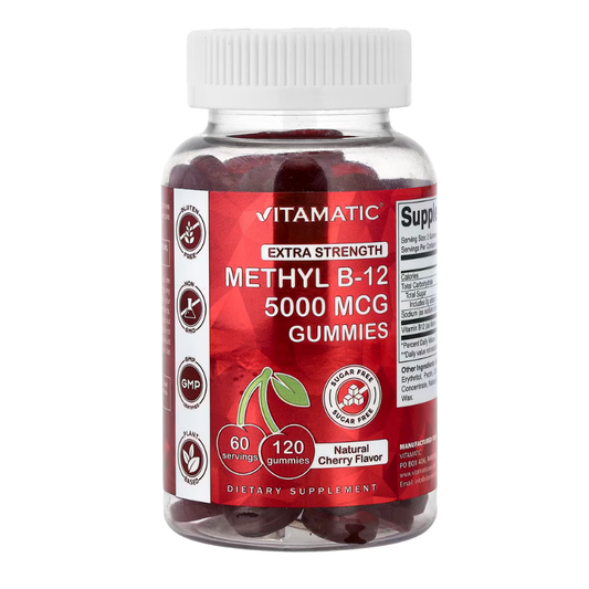 Vitamatic, Methyl B-12 Gummies, Natural Cherry, 120 Gummies in Pakistan