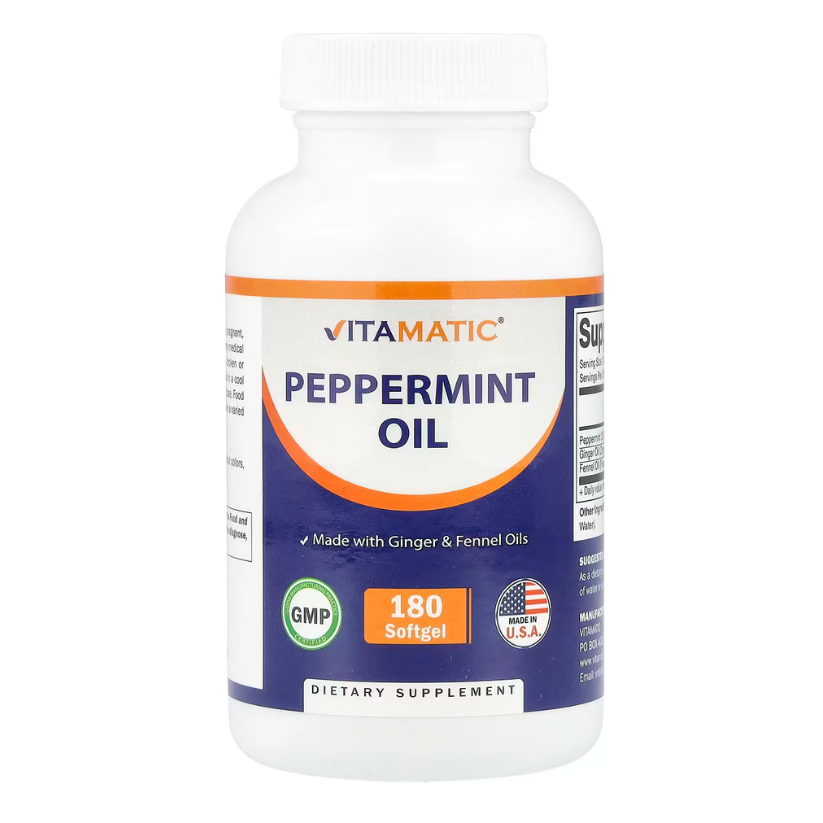 Vitamatic, Peppermint Oil, 180 Softgel in Pakistan