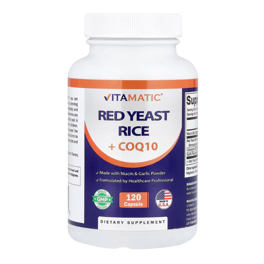 Vitamatic, Red Yeast Rice + CoQ10, 120 Capsules in Pakistan