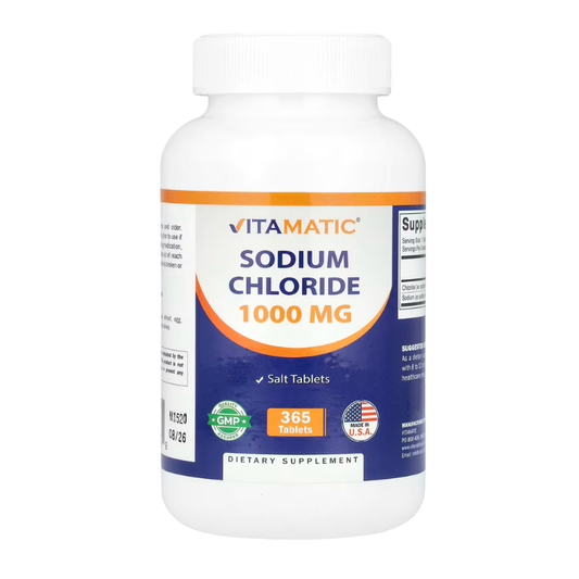 Vitamatic, Sodium Chloride, 1,000 mg, 365 Tablets in Pakistan
